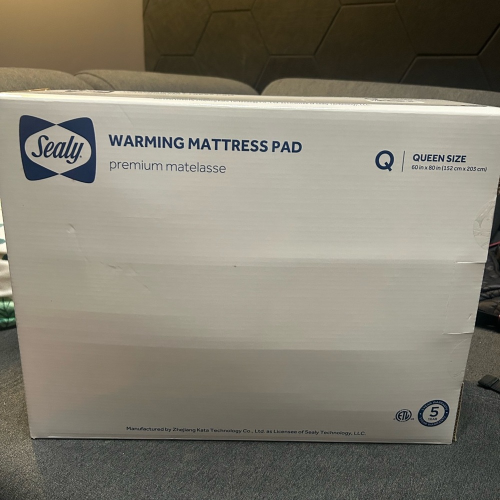 Sealy Warming Mattress Pad - Queen Size